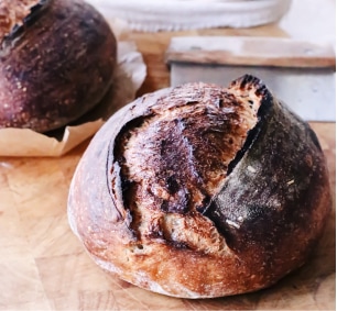 Artisan sourdough loaves