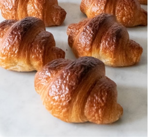 Fresh croissants