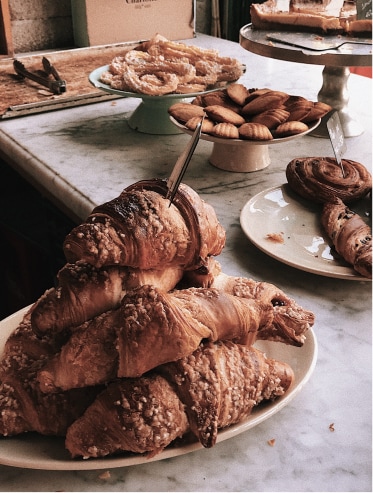 Bakery bread selection