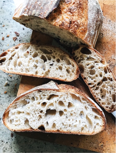 Fresh bakery display